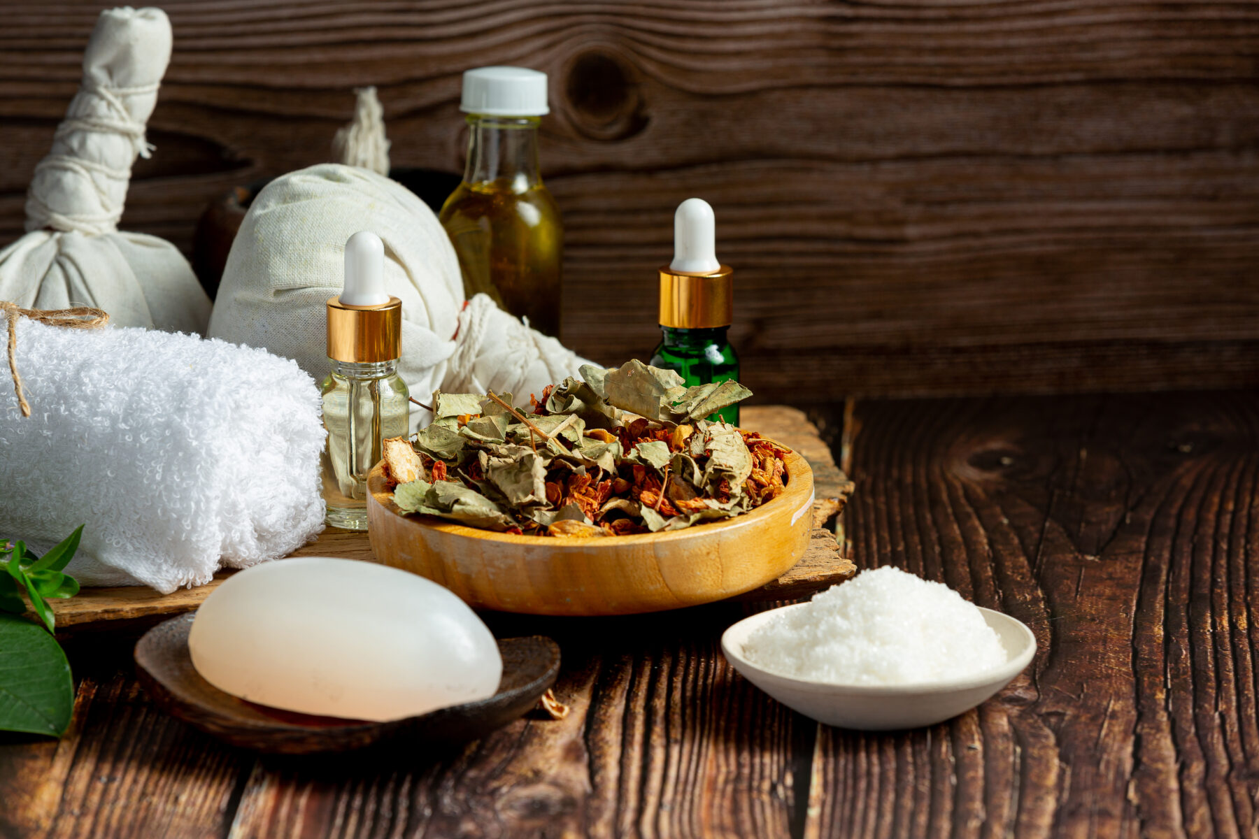 Ayurvedic treatment room at Maha Ayurved clinic, Pune